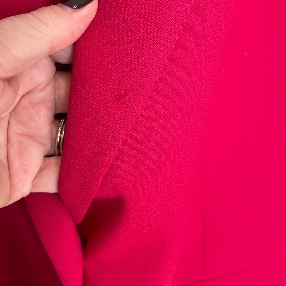 Pendleton 100% Wool Fuchsia Blazer Size 10P - Picture 7 of 12